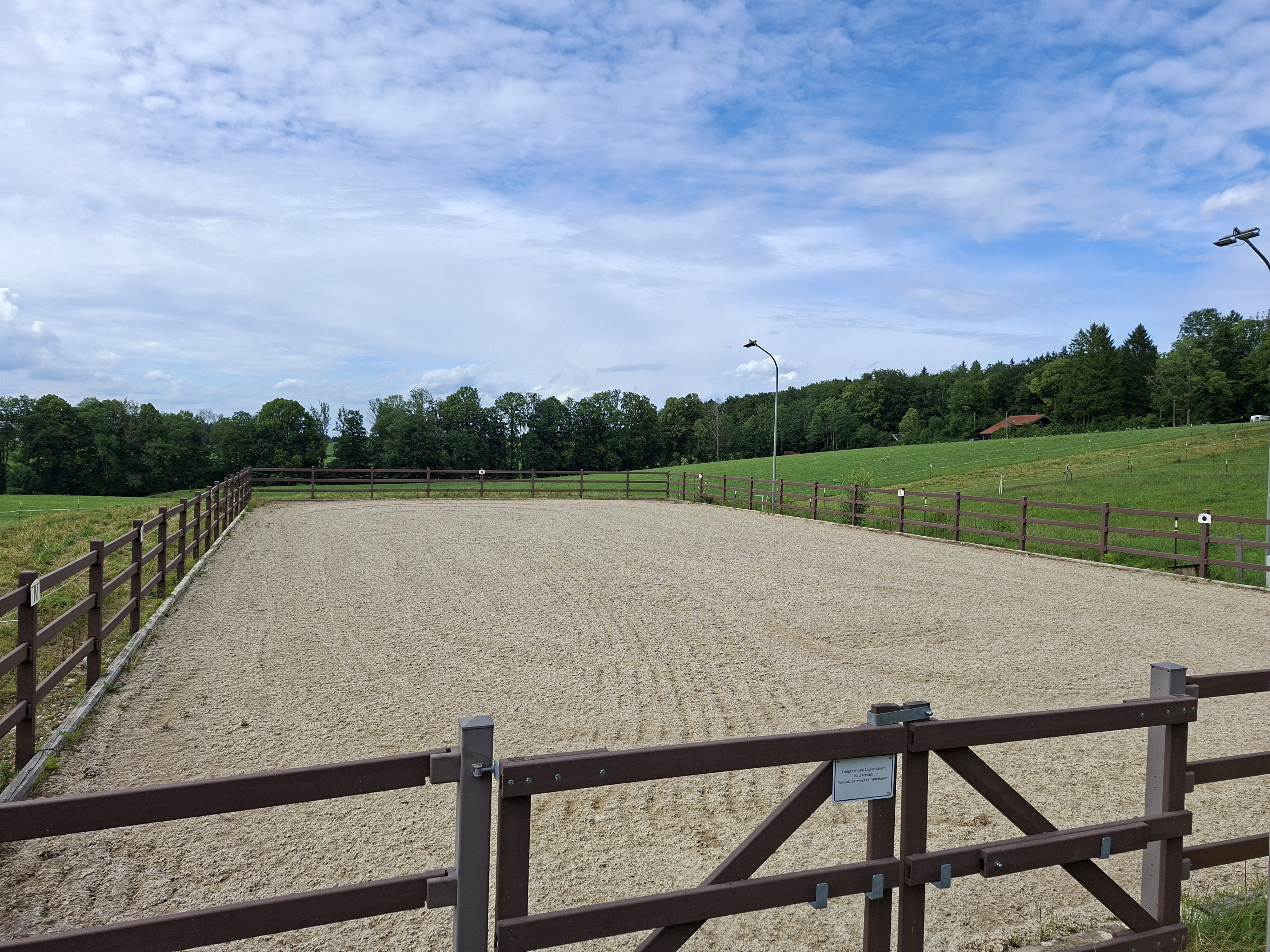 Sandreitplatz mit Panorama